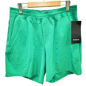 NWT Lululemon Pace Breaker Shorts 7” Linerless Kelly Green Workout Sporty Mens L